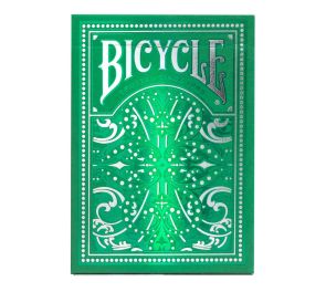 Bicycle® Jacquard -pelikortit, smaragdinvihreä