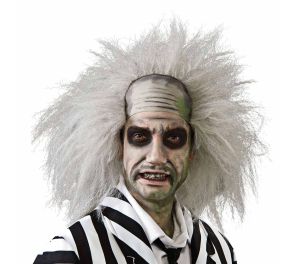 Beetlejuice-elokuvahahmon hiuksia esittävä peruukki