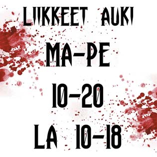 Arkisin klo 10-20 ja la 10-18